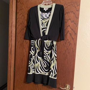 Cute sleeveless dress with jacket